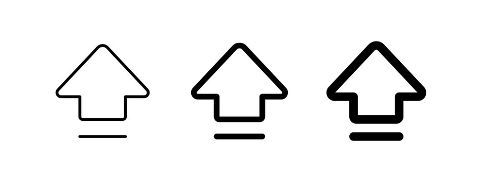 Editable capslock arrow vector icon. Part of a big icon set family. Perfect for web and app interfaces, presentations, infographics, etc