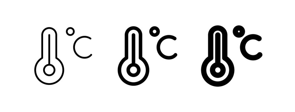 Editable celsius thermometer vector icon. Part of a big icon set family. Perfect for web and app interfaces, presentations, infographics, etc