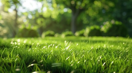 Garden s green grass