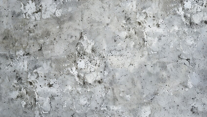 Obraz premium Weathered Concrete Wall Texture, Gray and White, Background