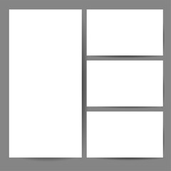 Photo frame layout,Flat Modern design , illustration Vector EPS 10
