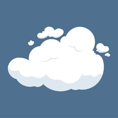 fluffy clouds , Vector illustration EPS 10