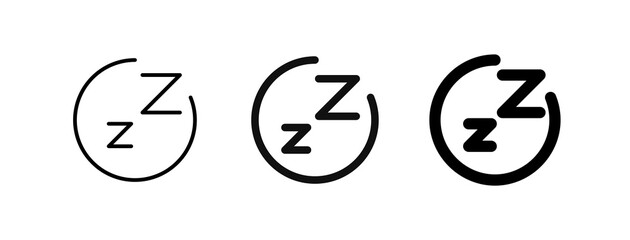 Editable vector sleep hybernate icon. Part of a big icon set family. Perfect for web and app interfaces, presentations, infographics, etc