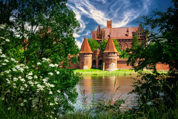 Malbork Castle, capital of the Teutonic Order in Poland	