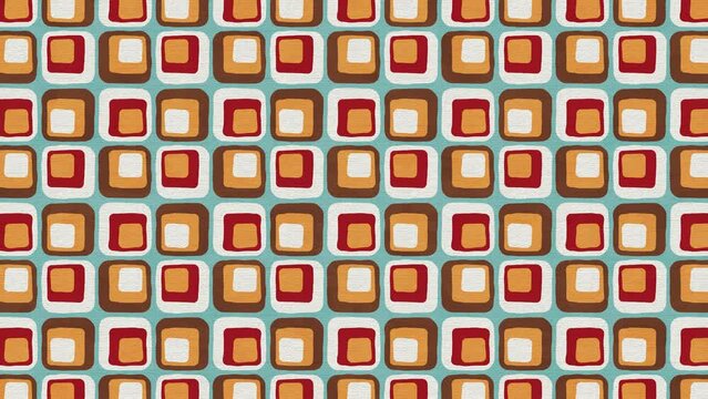 retro pop abstract seamless pattern motion graphics , 16:9 widescreen frame by frame animation	
