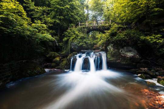 Schiessent&uuml;mpel, M&uuml;llerthal, Wandern in Luxemburg, Sehensw&uuml;rdigkeiten in Luxemburg, Wasserfall