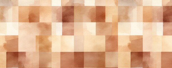 Vintage checkered watercolor background pattern color colorful