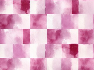 Vintage checkered watercolor background pattern color colorful