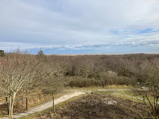 Ein herrlicher Wintertag auf der ostfriesischen Nordseeinsel Juist.