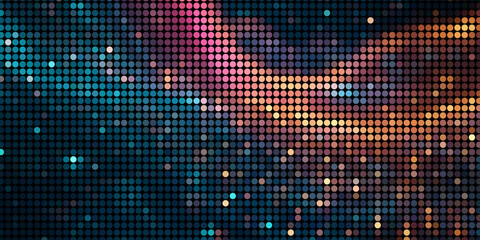 A Multitude of Colorful Transparent Dots Backdrop