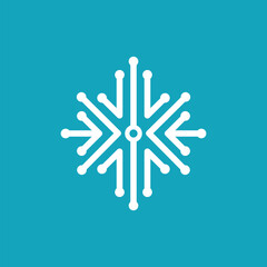 Digital Sparkle Connection Tech Logo: The Abstract and futuristic design concept combination of digital sparkle connections technology logo. This logo is suitable for a technology company