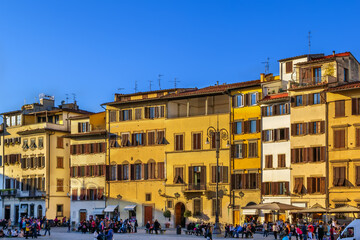 Piazza di Santa Croce, Florence. Italy