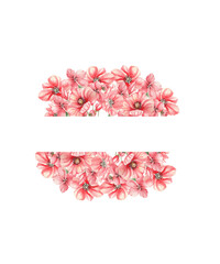 Watercolor illustration of wild summer flowers.
Can be used to create cards and invitations.
Poppies and bluebell flowers. 