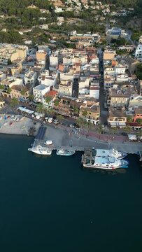 Aerial video over Avinguda de Gabriel Roca i Garc&iacute;as, Palma de Mallorca island, Spain