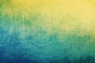 Blue Yellow Gradient. Pastel Colours on Summer Blurred Sunset Background