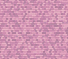 Honeycomb hexagons background. Pink color tones gradients. Stacked hexagons mosaic pattern. Regular hexagon shapes. Seamless pattern. Tileable vector illustration.