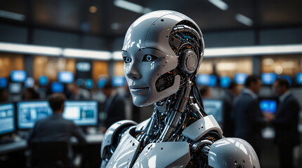 Fototapeta premium robot in action