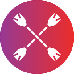 Kayak Paddle Icon Style
