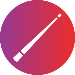 Billiards Cue Icon Style