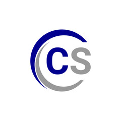 Alphabet letters Initials Monogram logo CS, INITIAL Letter CS logo design, template vector illustration. CS Initial Letter Logo design vector template, Graphic Alphabet Symbol for Corporate Business.