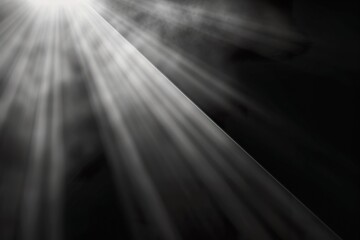 spotlights with glow effect on dark background.