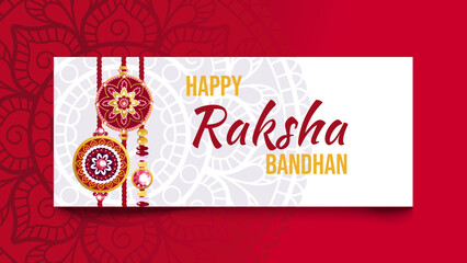 Happy Raksha Bandhan. Poster.