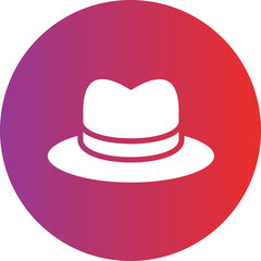 Sun hat Icon Style