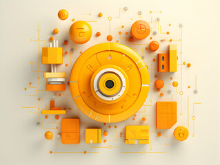 Obraz premium Internet and data security, Cybersecurity and privacy concepts to protect data. Lock icon and internet network security technology. digital security background, Cloud and Hosting Security