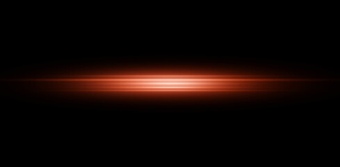 golden horizontal lens flares. Laser beams, horizontal light beams. Glow transparent of light effects, burst, glitter, spark, solar flare.