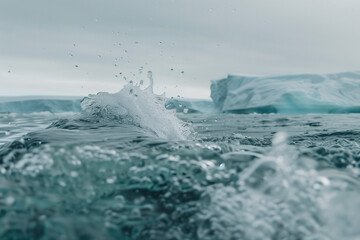 iceberg in the ocean