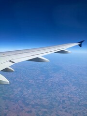 view from airplane window