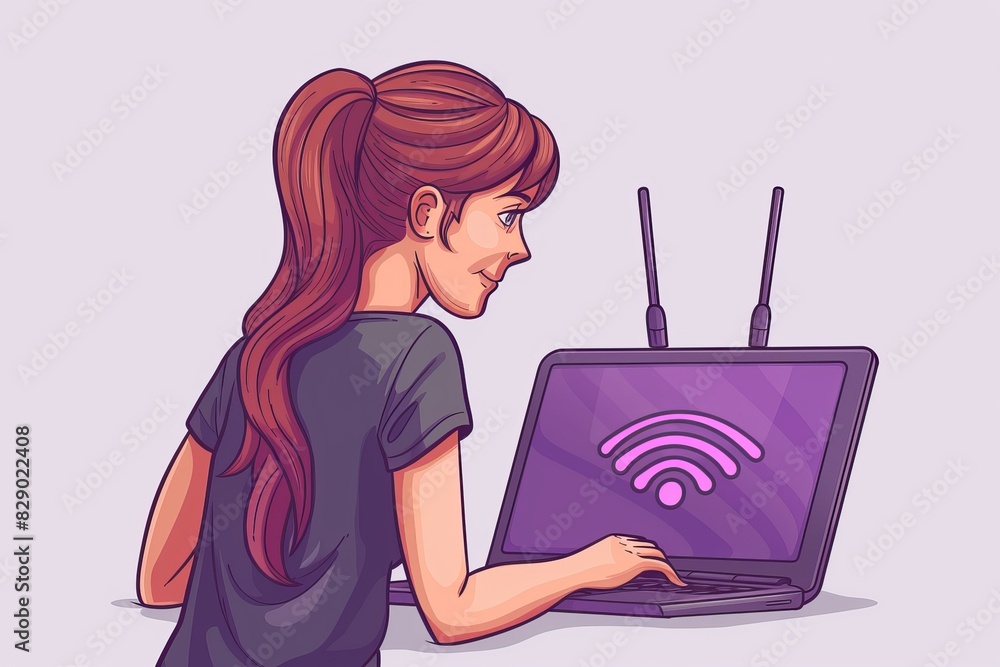 Poster man at a smart home hub, controlling various digital devices, showcasing the convenience of integrat