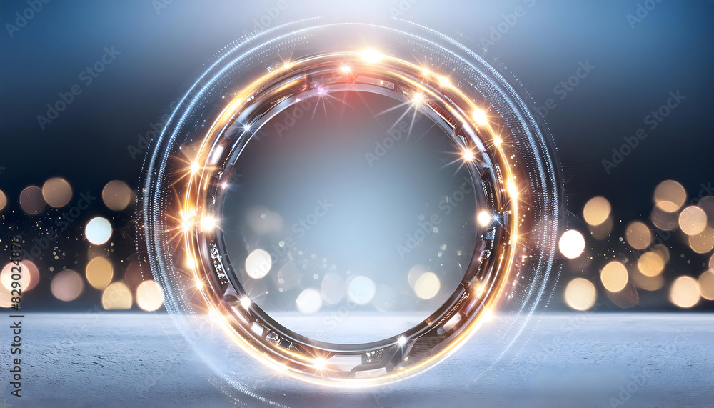 Aufkleber Abstract background with a circle in the middle