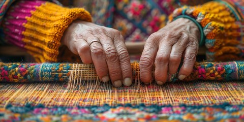 Master Weaver: Creating Beautiful Fabric with Precision, generative ai