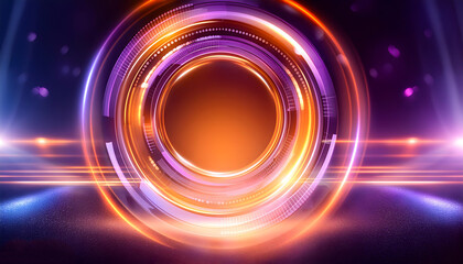 Abstract background with a circle in the middle