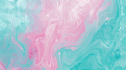 Fototapeta premium Pink and aqua green gradient holographic background. Texture pattern.