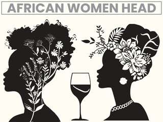 African American Women in a Head for Juneteenth Freedom Day