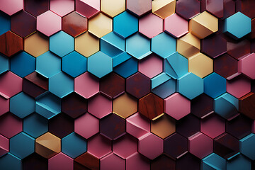 Hexagons pattern
