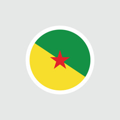 Flag of Guiana (Guyane). Yellow-green flag of the overseas department of French Guiana. Unofficial flag of French Guiana.