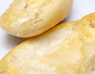 bread and butter. bread with butter. bread with melted butter.