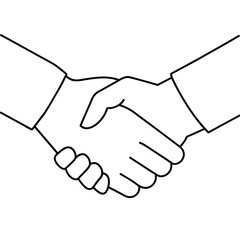 two hands shaking hands