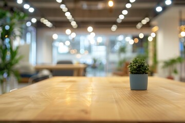 Blur background of modern office interior design for creative business.