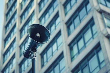 business announcement through loudspeaker 2