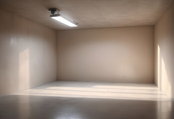 An empty loft livingroom penthouse NY,Madrid,London for Augmented reality mockup pattern frame
