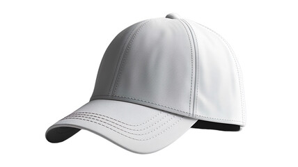 Fototapeta premium White baseball cap. 