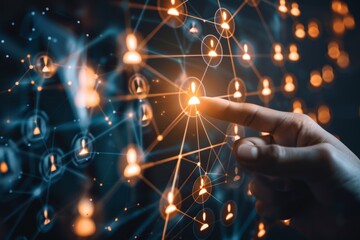 Global business networking. data exchange, hr recruitment, customer service, teamwork, strategy