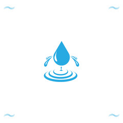 Water drop shape icon, Water or rain drops shape,drops [illustration]