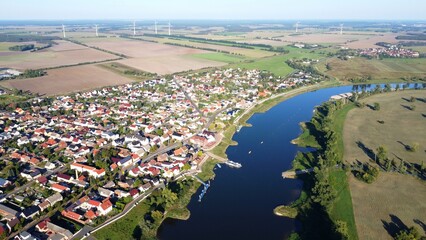 Der Blick auf Elster / Elbe