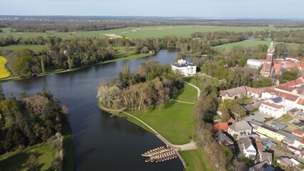 Obraz premium Blick über den Wörlitzer Park