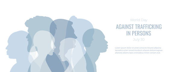 World Anti-Trafficking Day banner.